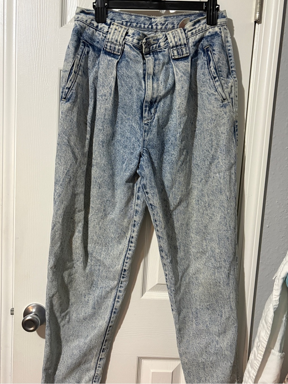 Vintage Gitano Light Acid-Wash Blue Relaxed Jeans 16 regular